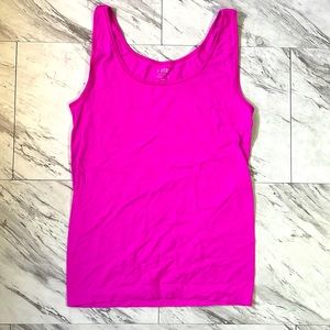 Women L neon pink sleeveless tanktop sports